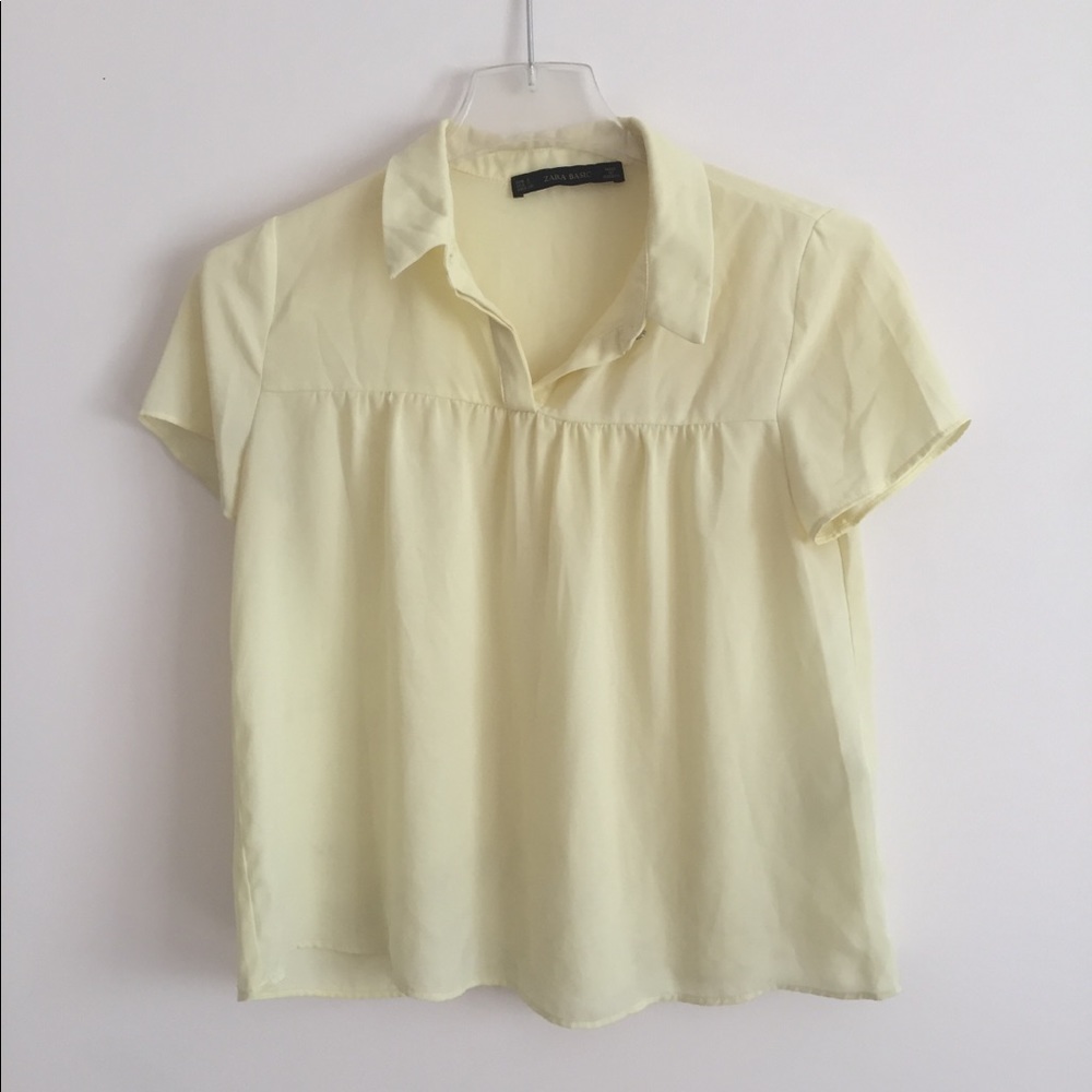 Zara short sleeve blouse